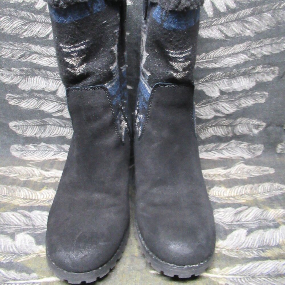 BareTraps Zeldie Aztec Print Fur Lined Boho Festival Winter Boot - Picture 2 of 15
